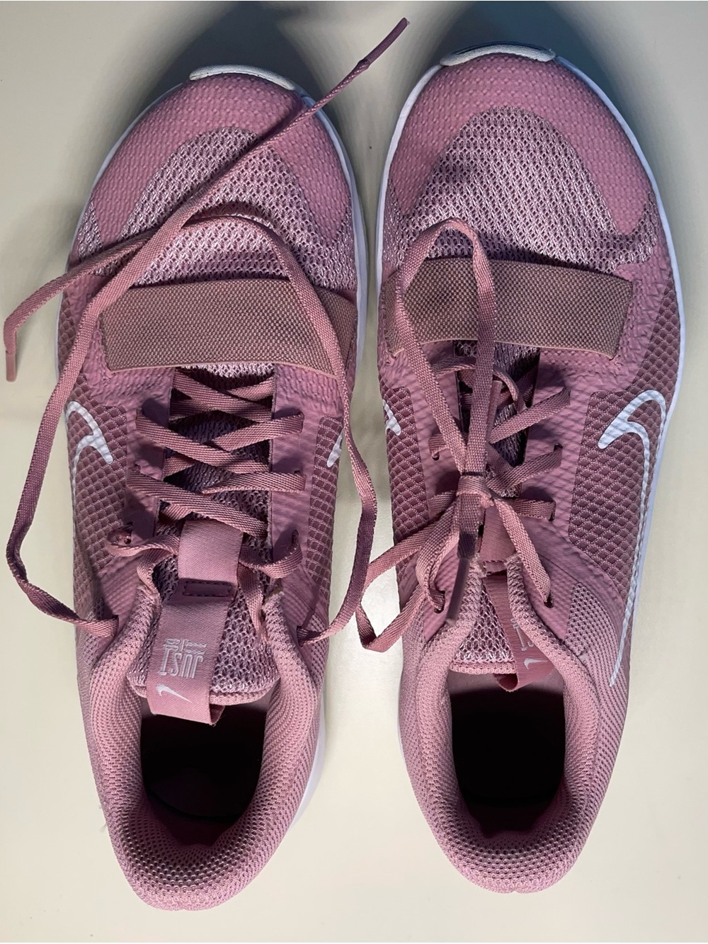 Nike Women's Rose Pink Mesh Trainers